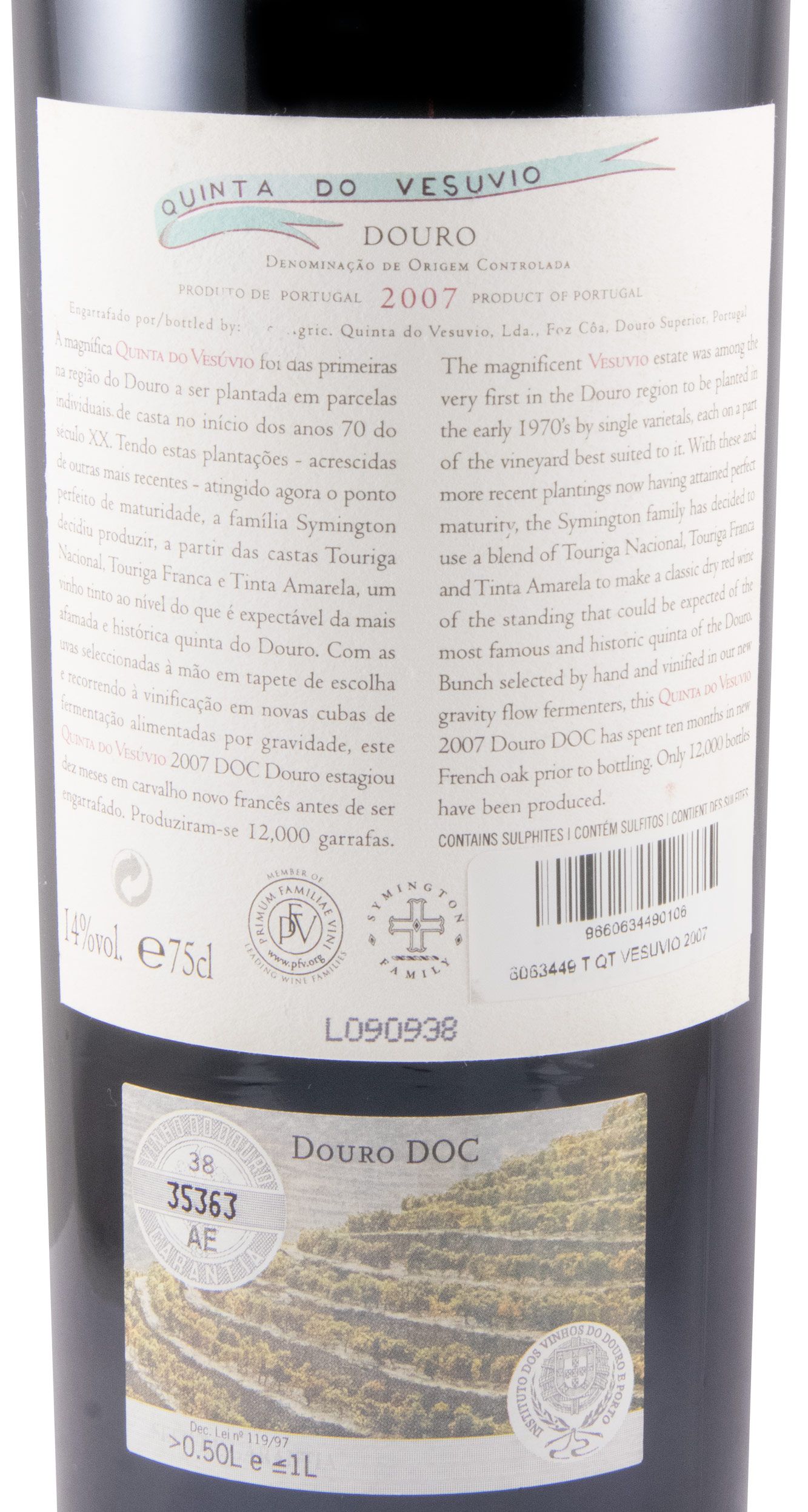 2007 Quinta do Vesuvio red