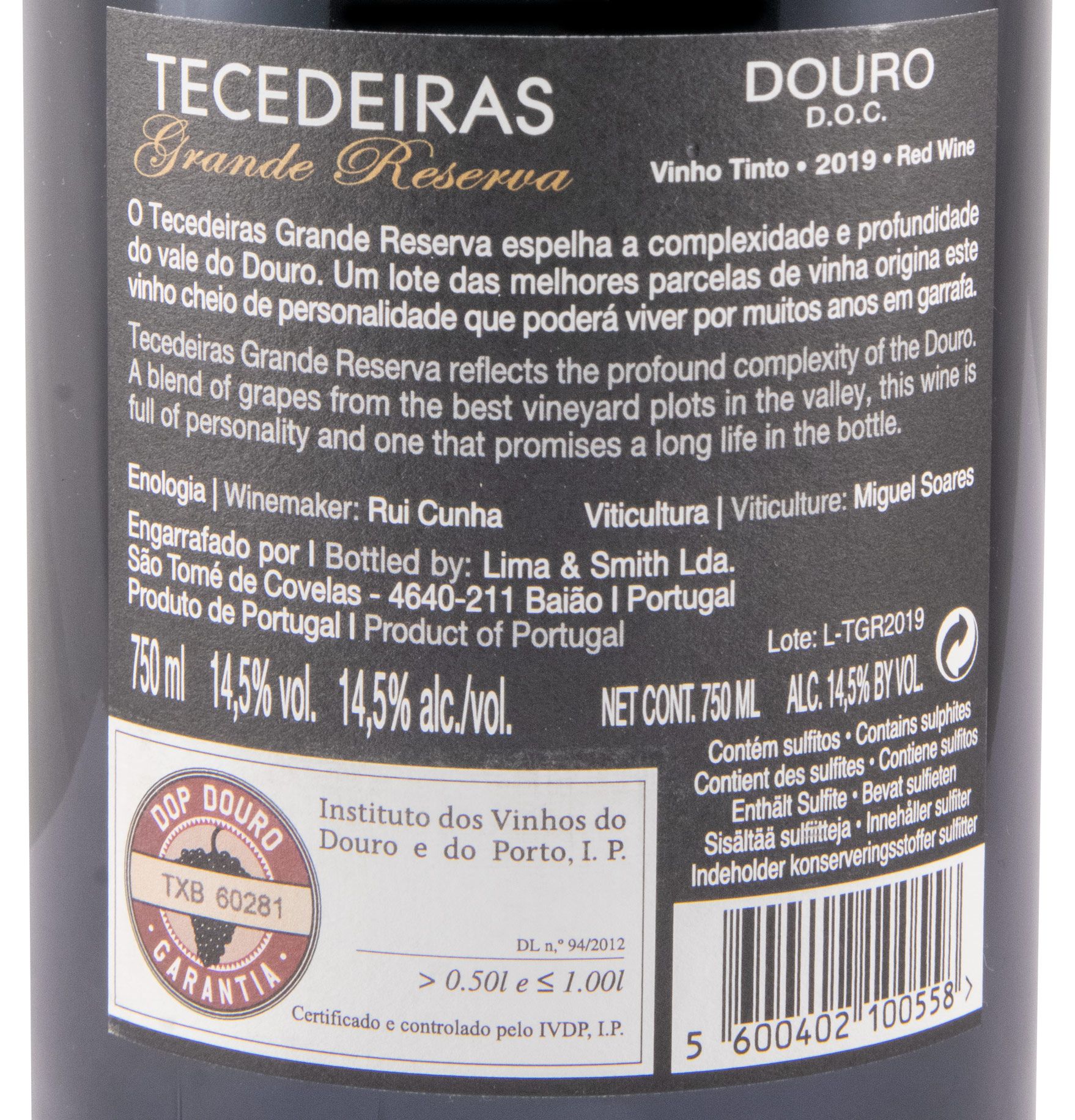 2019 Tecedeiras Grande Reserva red