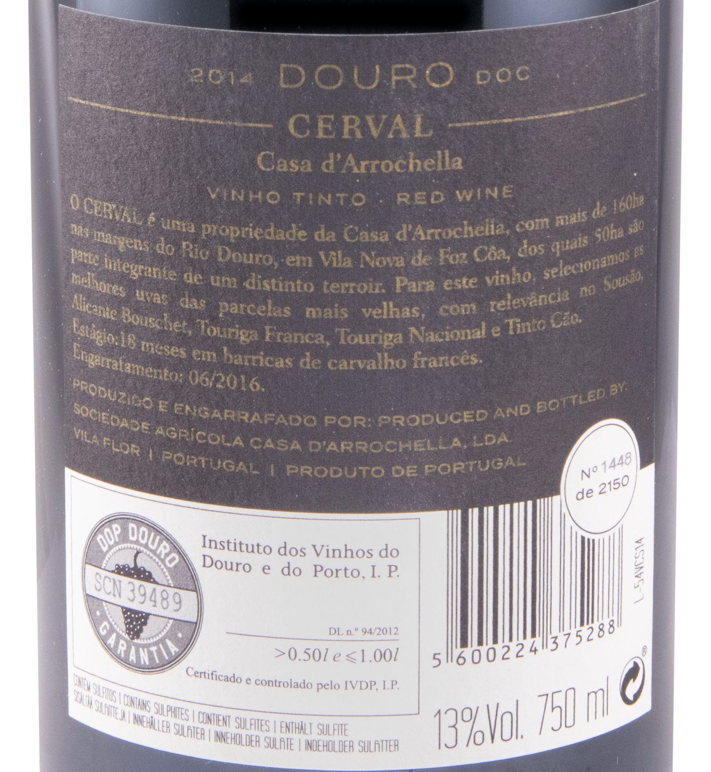 2014 Casa d'Arrochella Cerval red