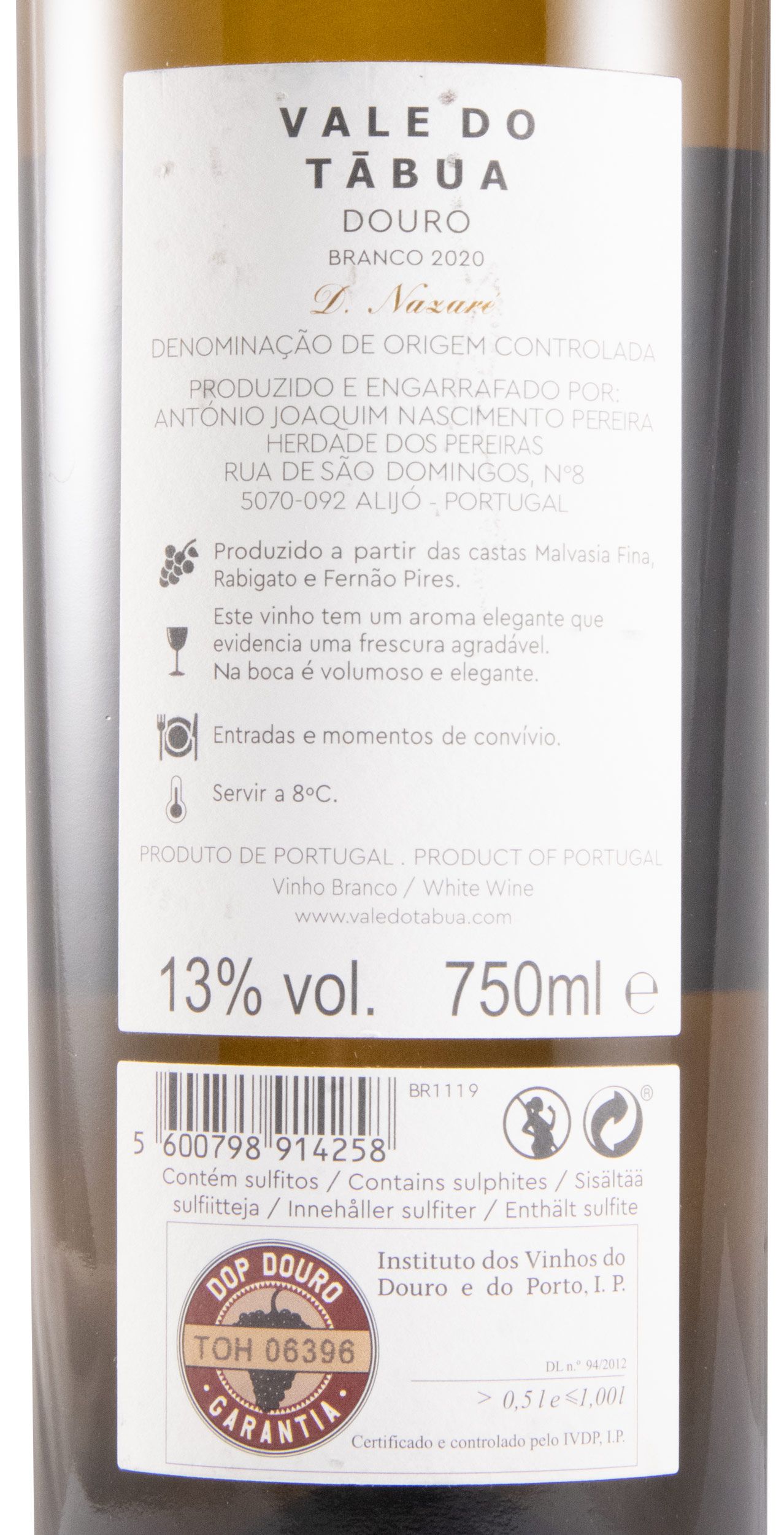 2020 Vale do Tábua D. Nazaré branco