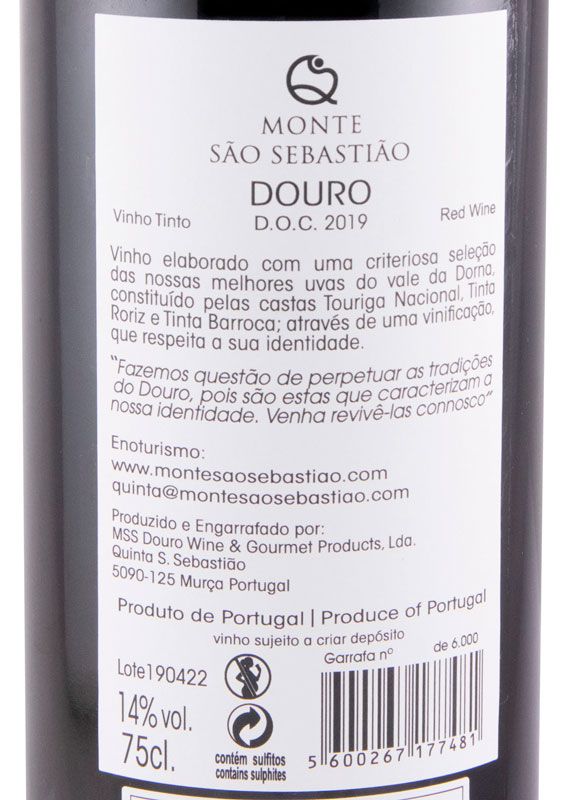 2019 Monte São Sebastião red