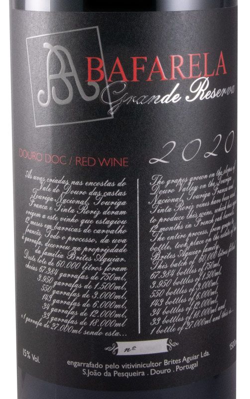 2020 Bafarela Grande Reserva tinto 1,5L