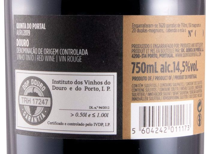 2019 Quinta do Portal Auru tinto