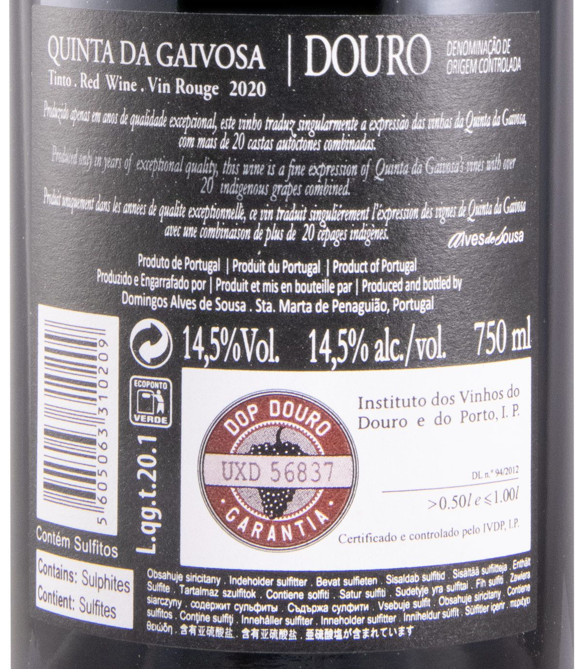 2020 Quinta da Gaivosa tinto