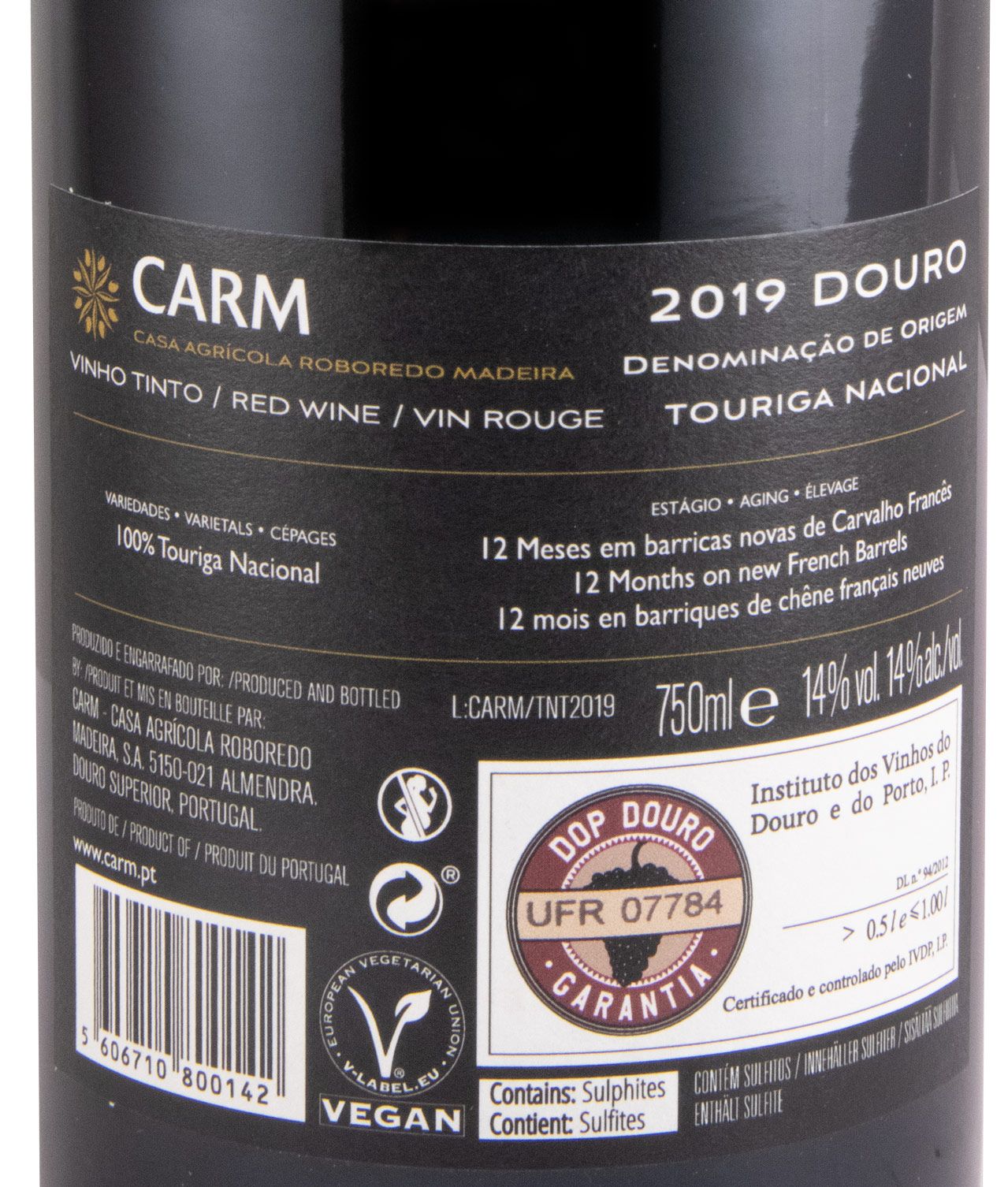 2019 CARM Touriga Nacional tinto