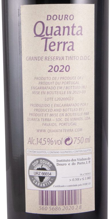 2020 Quanta Terra Grande Reserva tinto
