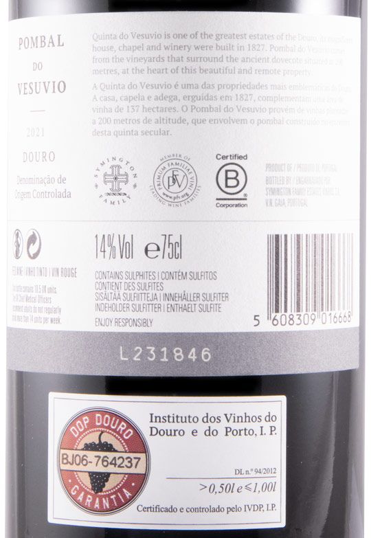 2021 Pombal do Vesuvio tinto