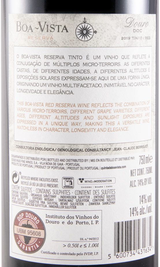 2019 Boa-Vista Reserva tinto