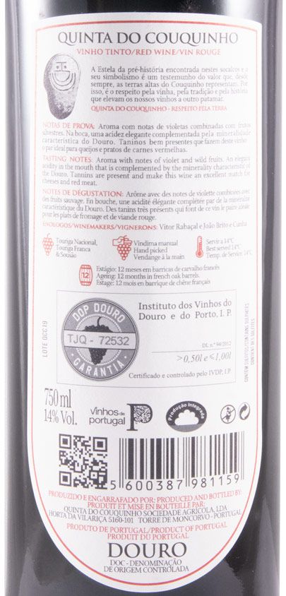 2019 Quinta do Couquinho red