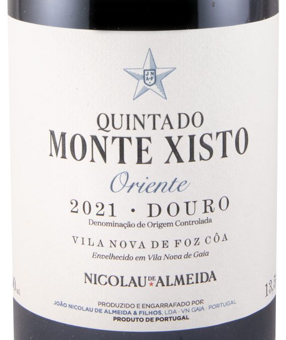 2021 Quinta do Monte Xisto Oriente biológico red