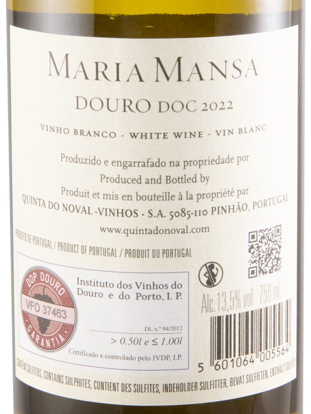 2022 Quinta do Noval Maria Mansa white
