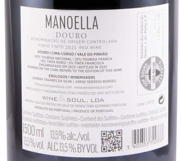 2021 Manoella tinto 1,5L