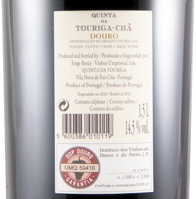 2020 Quinta da Touriga-Chã tinto 1,5L
