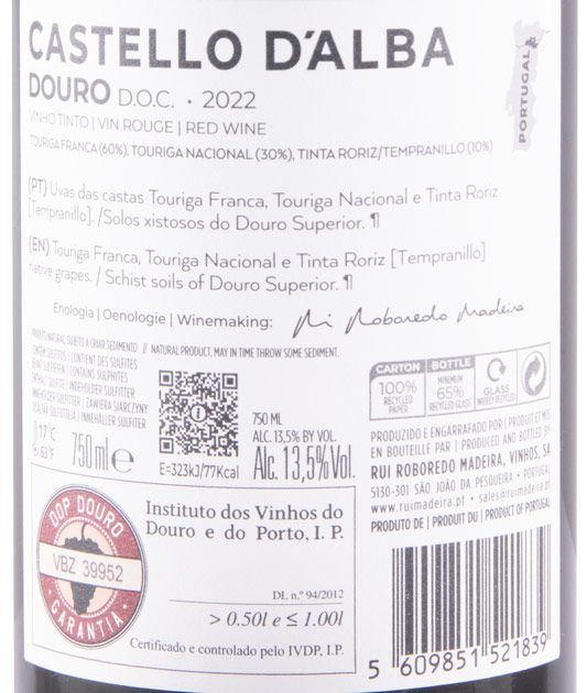 2022 Castello D'Alba tinto