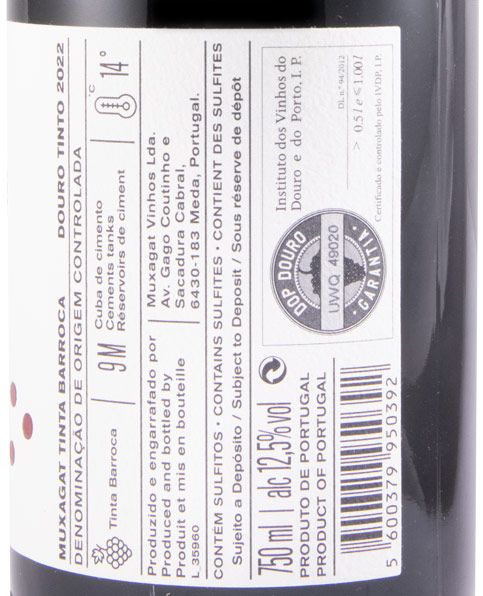 2022 Muxagat Tinta Barroca red