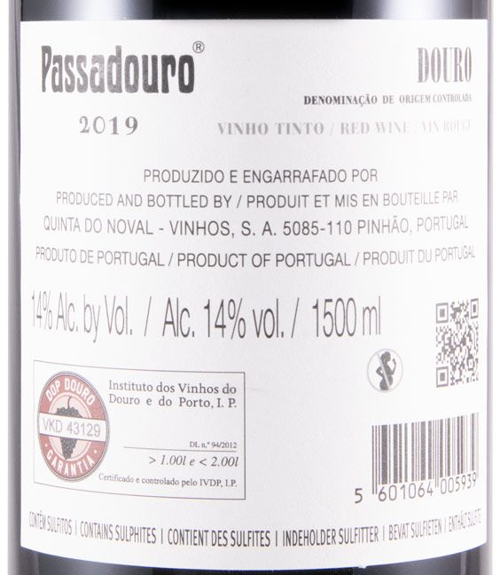 2019 Quinta do Passadouro red 1.5L
