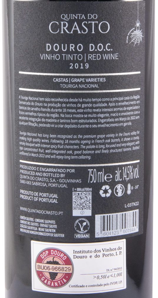 2019 Quinta do Crasto Touriga Nacional tinto