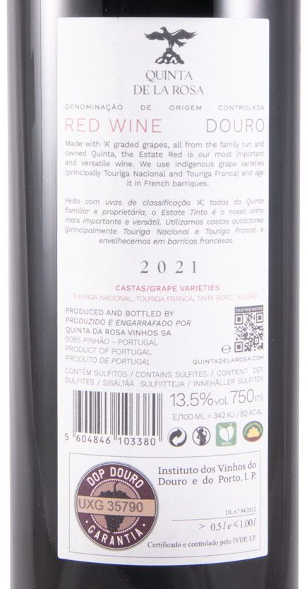 2021 Quinta de La Rosa tinto