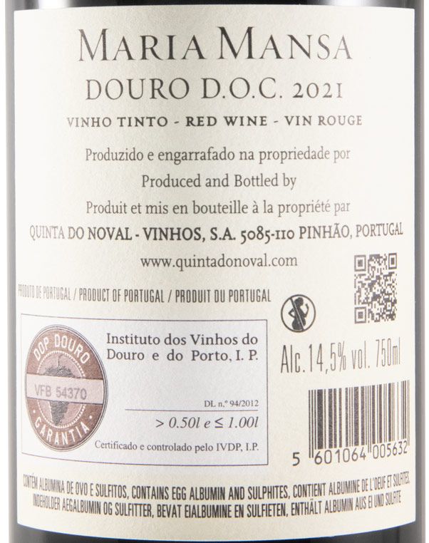 2021 Quinta do Noval Maria Mansa tinto