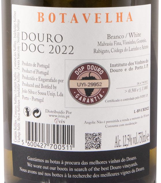 2022 Bota Velha white