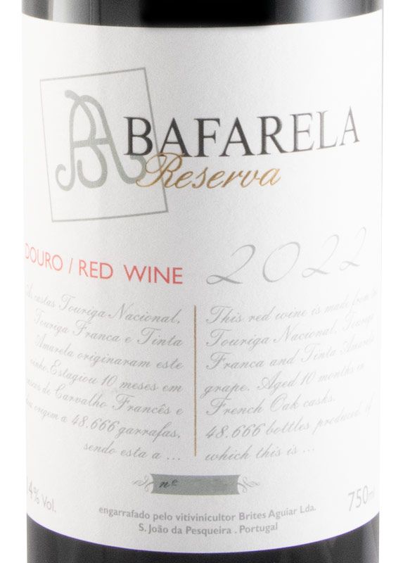 2022 Bafarela Reserva red