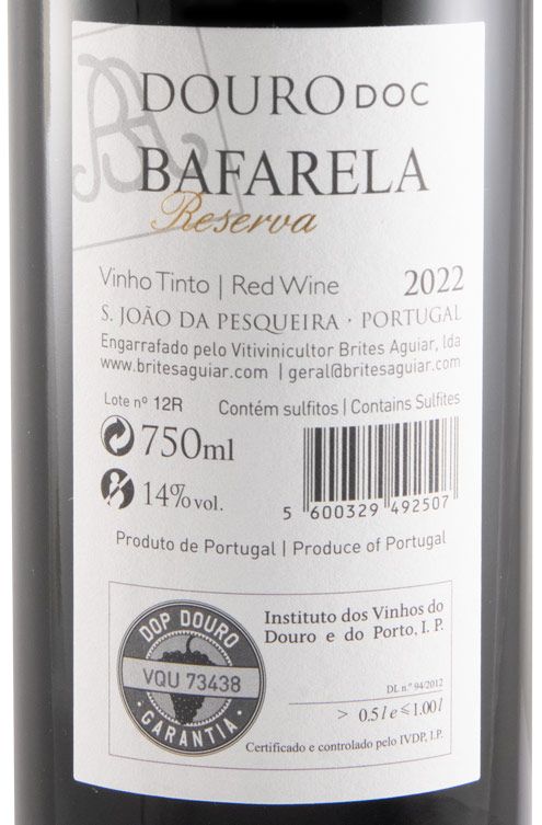 2022 Bafarela Reserva red