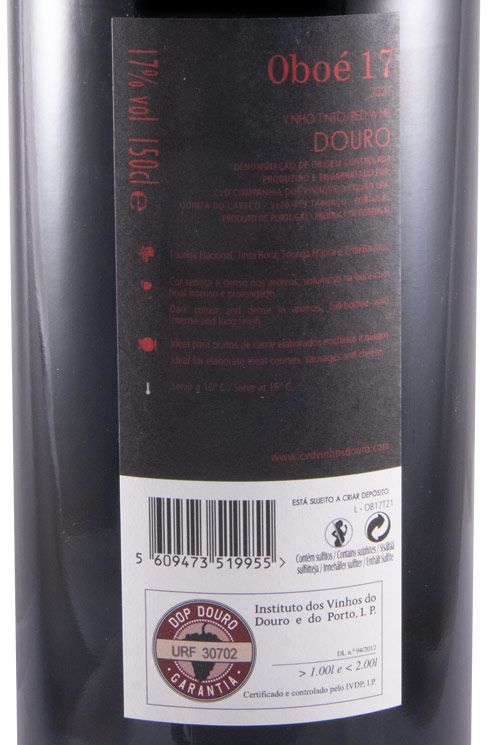 2021 Oboé 17 tinto 1,5L
