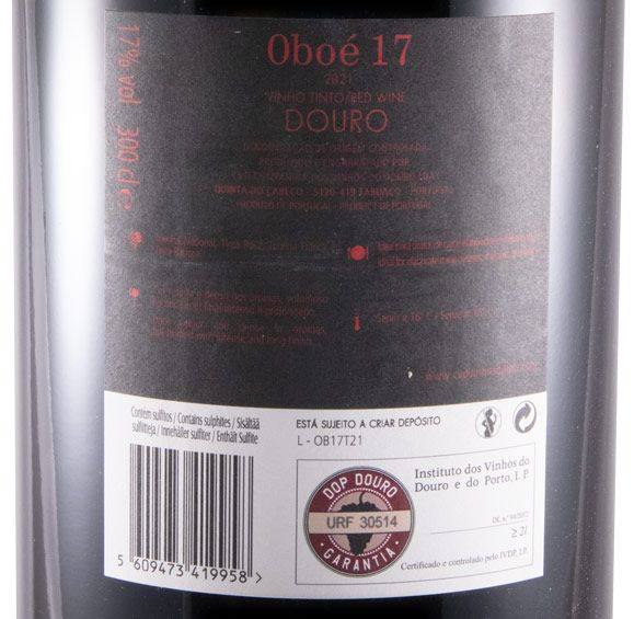2021 Oboé 17 tinto 3L
