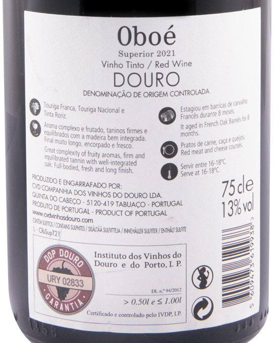 2021 Oboé Superior red