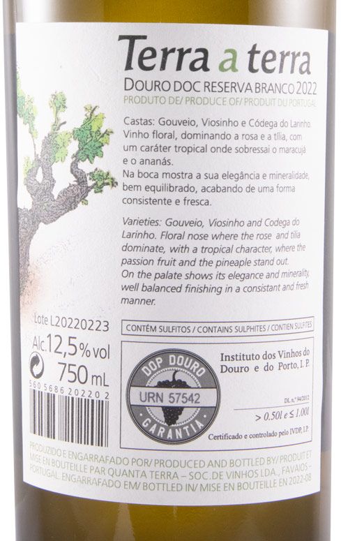 2022 Terra a Terra Reserva branco