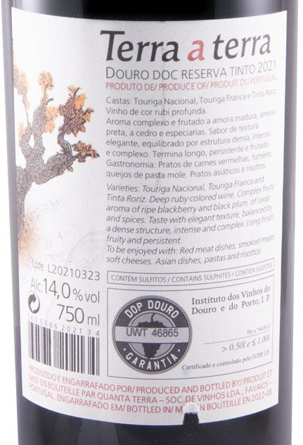 2021 Terra a Terra Reserva red