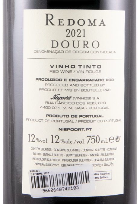 2021 Niepoort Redoma red