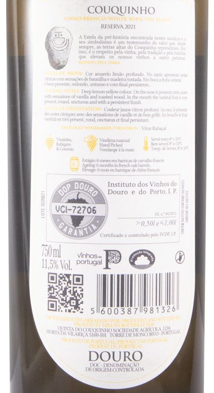 2021 Couquinho Reserva white