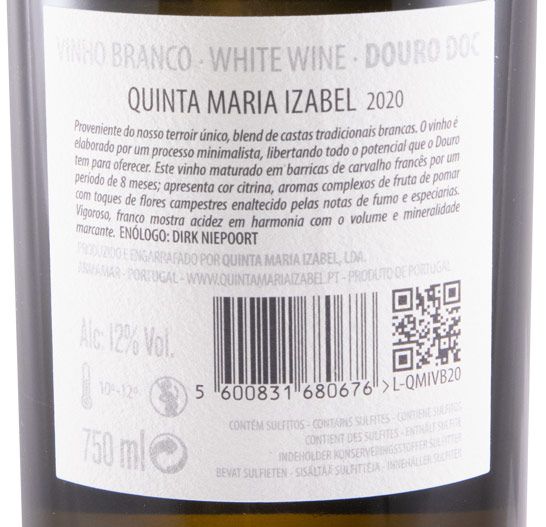 2020 Quinta Maria Izabel branco