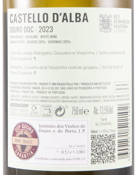 2023 Castello D'Alba branco