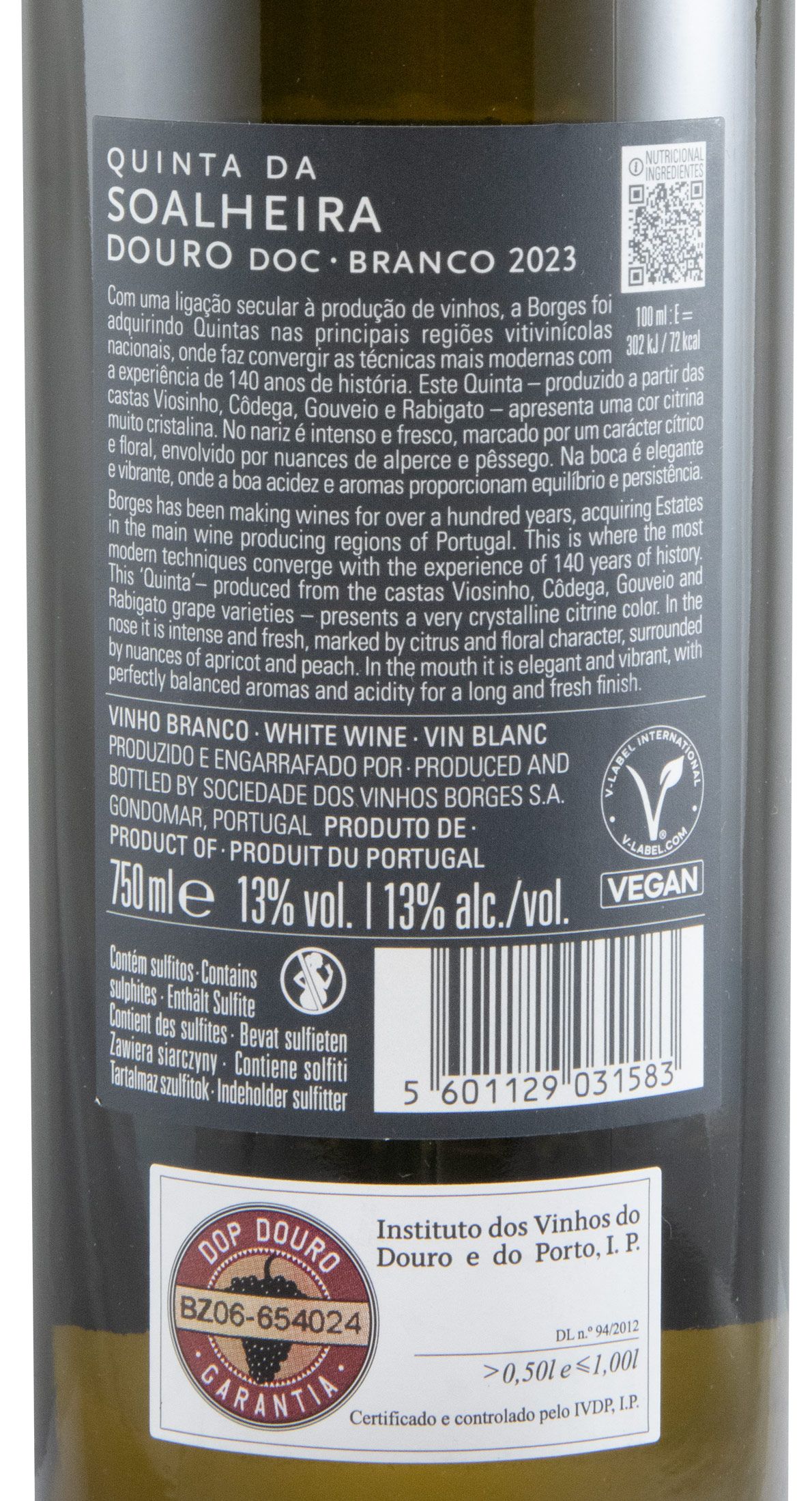 2023 Borges Quinta da Soalheira branco