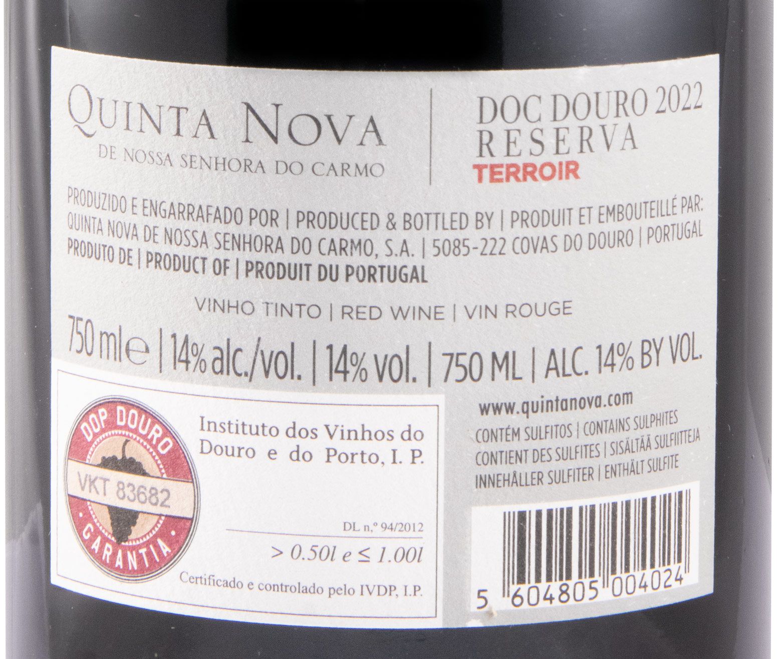 2022 Quinta Nova Reserva tinto