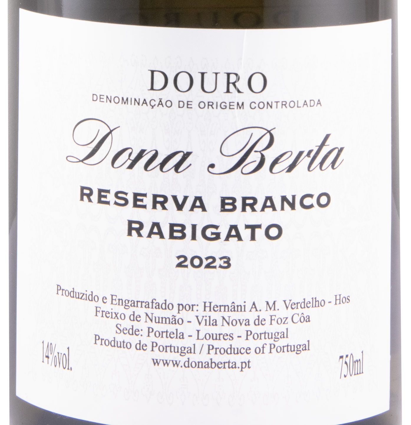 2023 Dona Berta Rabigato Reserva white