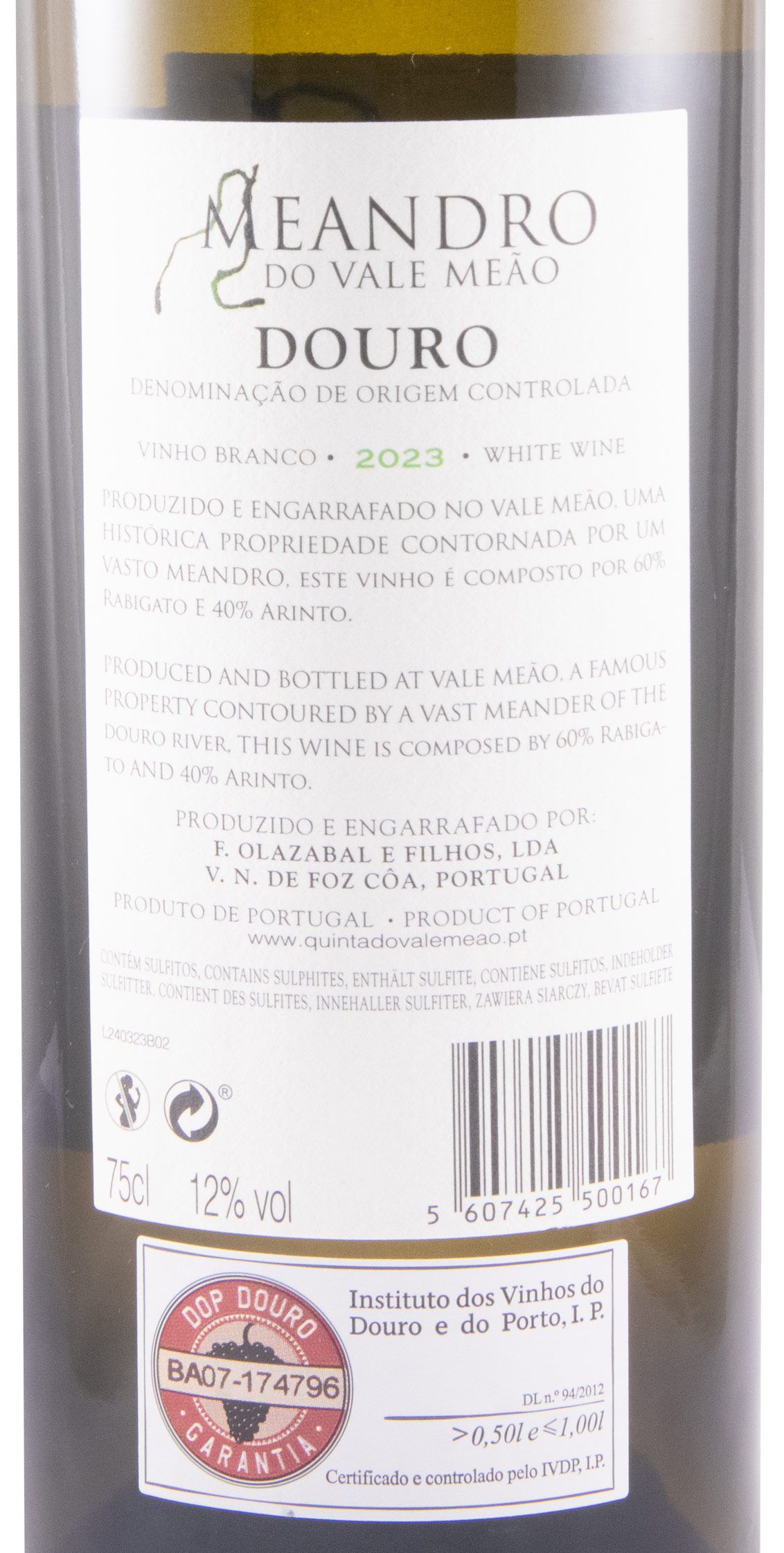 2023 Meandro do Vale Meão white