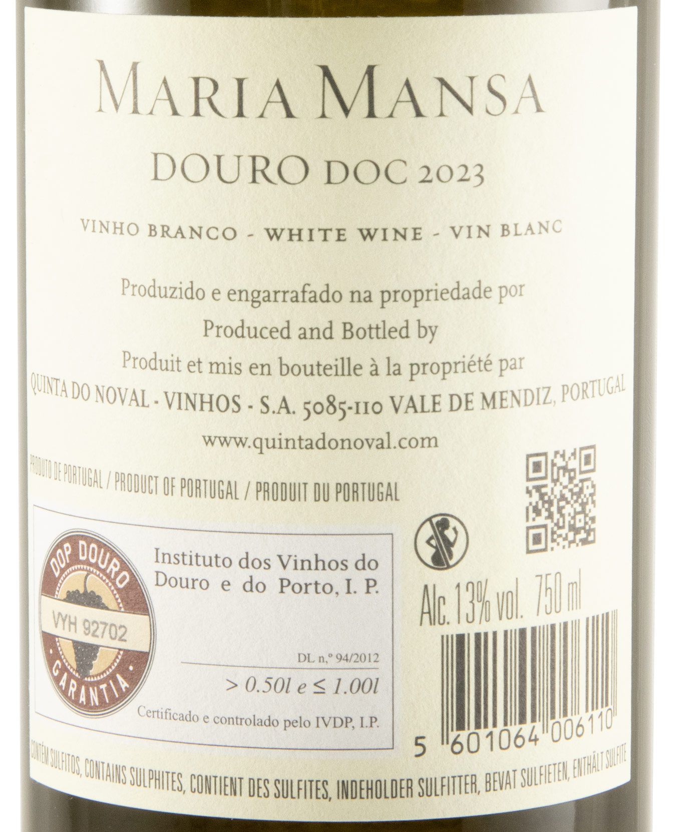 2023 Quinta do Noval Maria Mansa branco