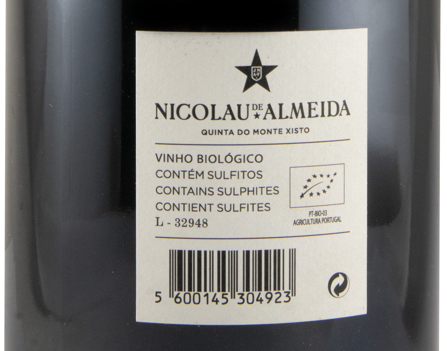 2020 Quinta do Monte Xisto biológico tinto 1,5L