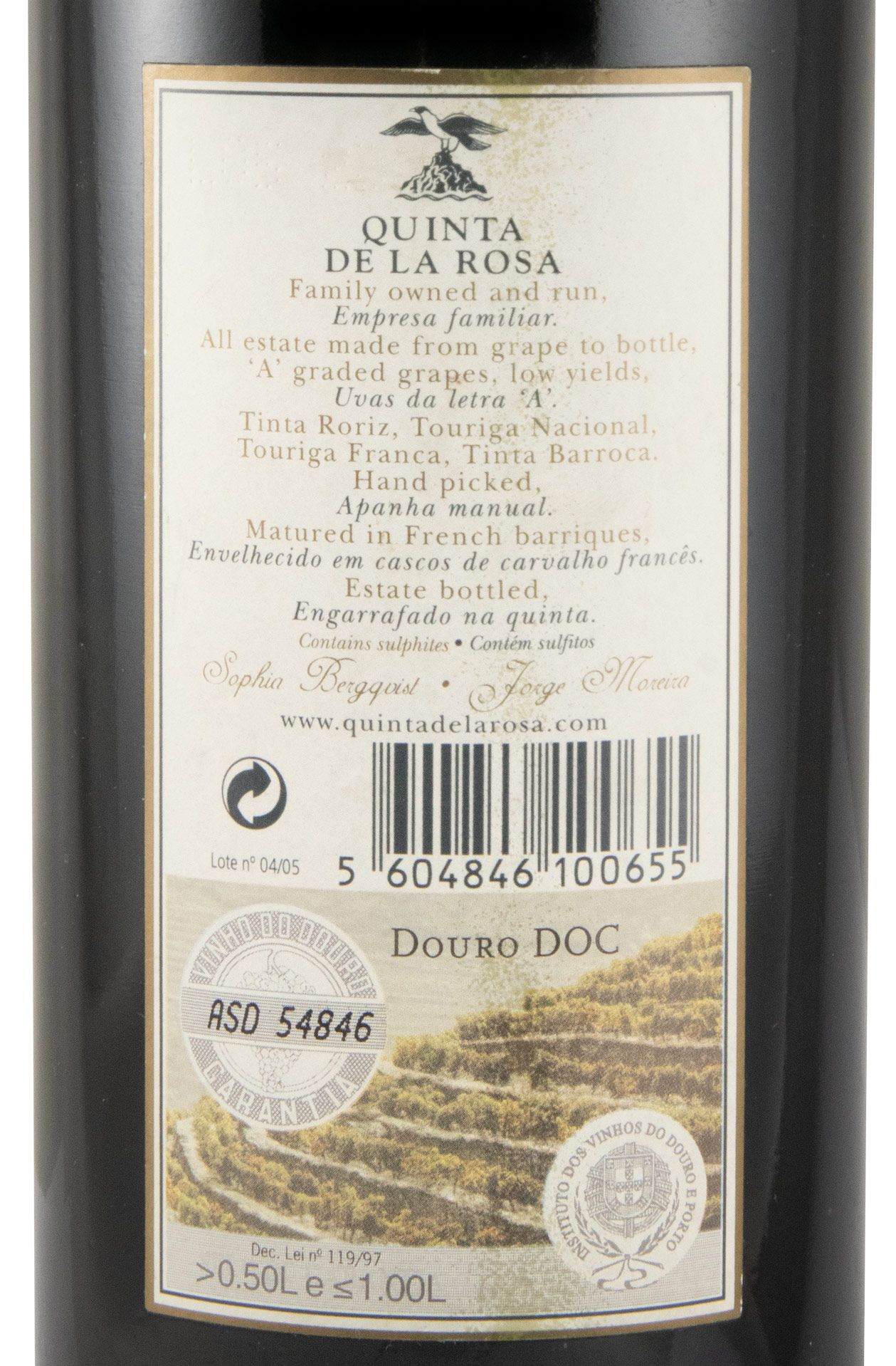 2003 Quinta de La Rosa Reserva red
