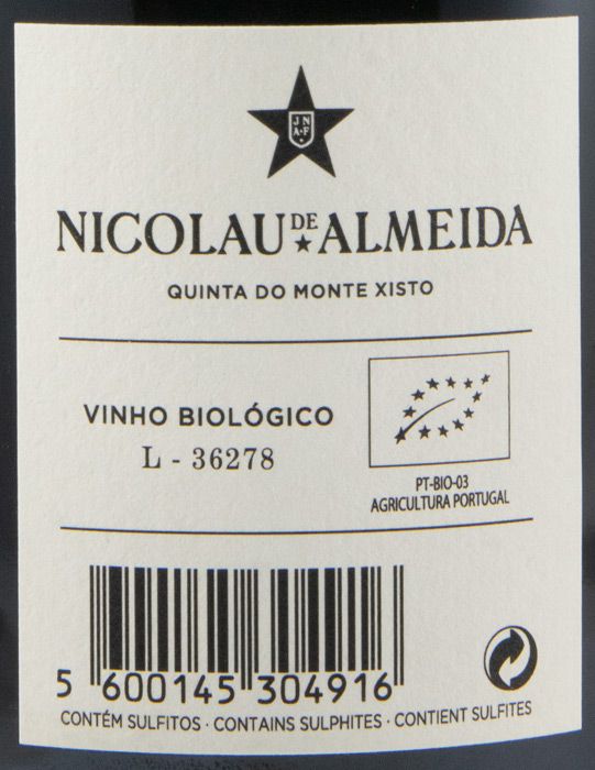 2021 Quinta do Monte Xisto biológico tinto