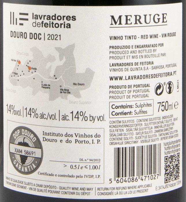 2021 Lavradores de Feitoria Meruge tinto