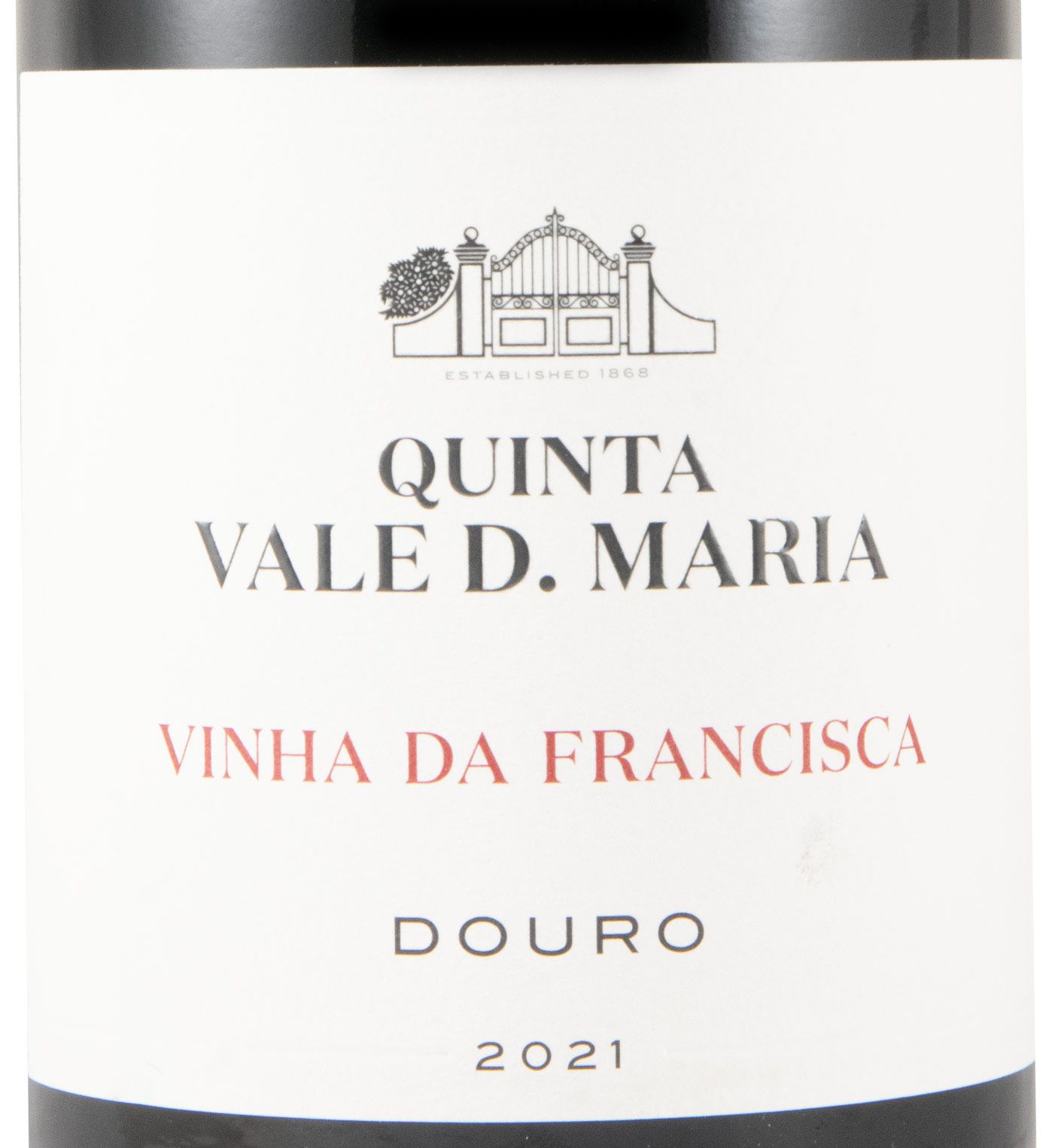 2021 Quinta Vale D. Maria Vinha da Francisca red