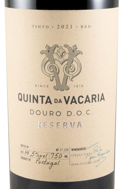 2021 Quinta da Vacaria Reserva red