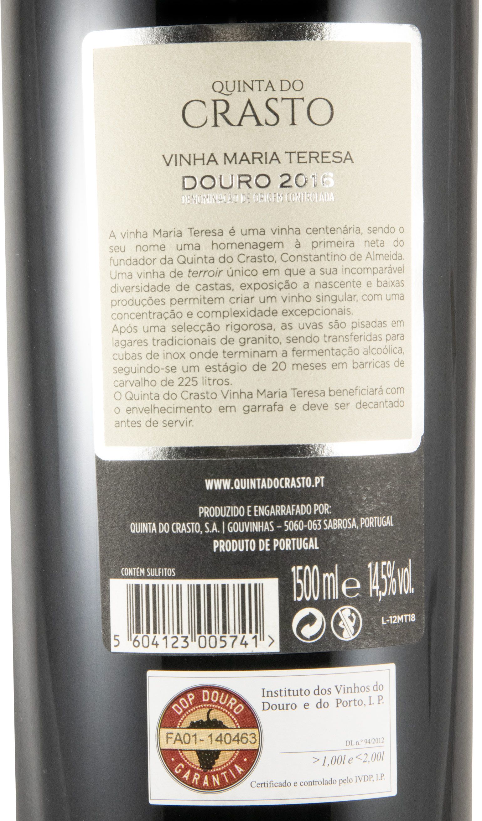 2016 Quinta do Crasto Vinha Maria Teresa tinto 1,5L