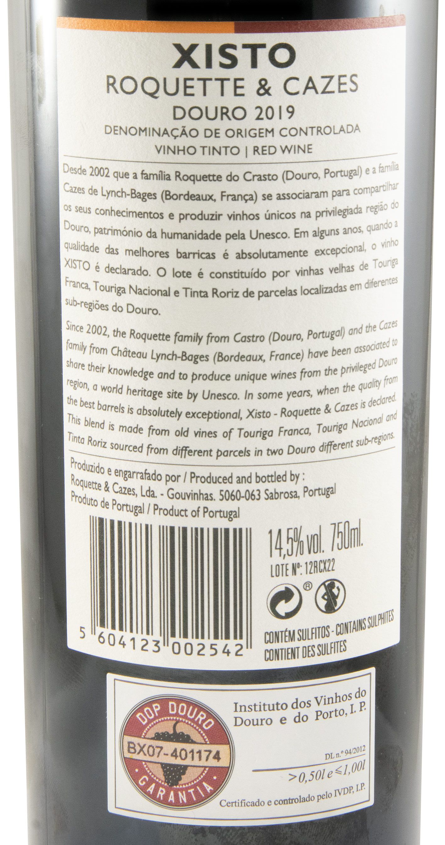2019 Roquette & Cazes Xisto tinto