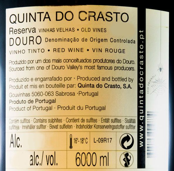 2021 Crasto Vinhas Velhas Reserva tinto 6L