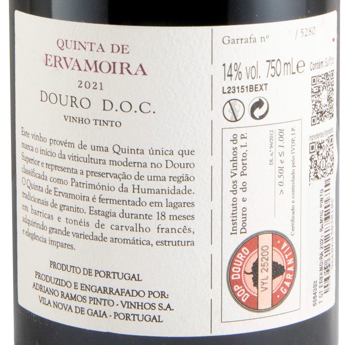 2021 Ramos Pinto Quinta de Ervamoira red